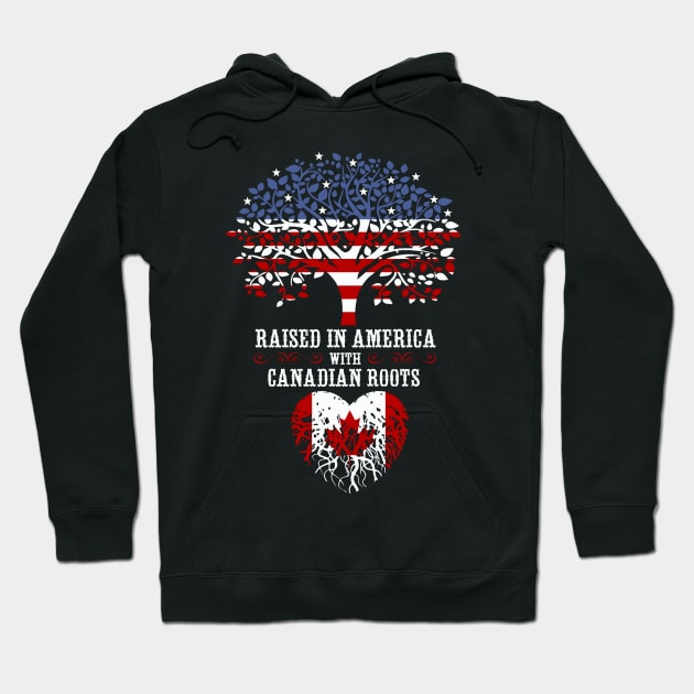 Raised in America with Canadian Roots. Hoodie by Artizan